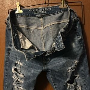 American Eagle Outfitters faded blue